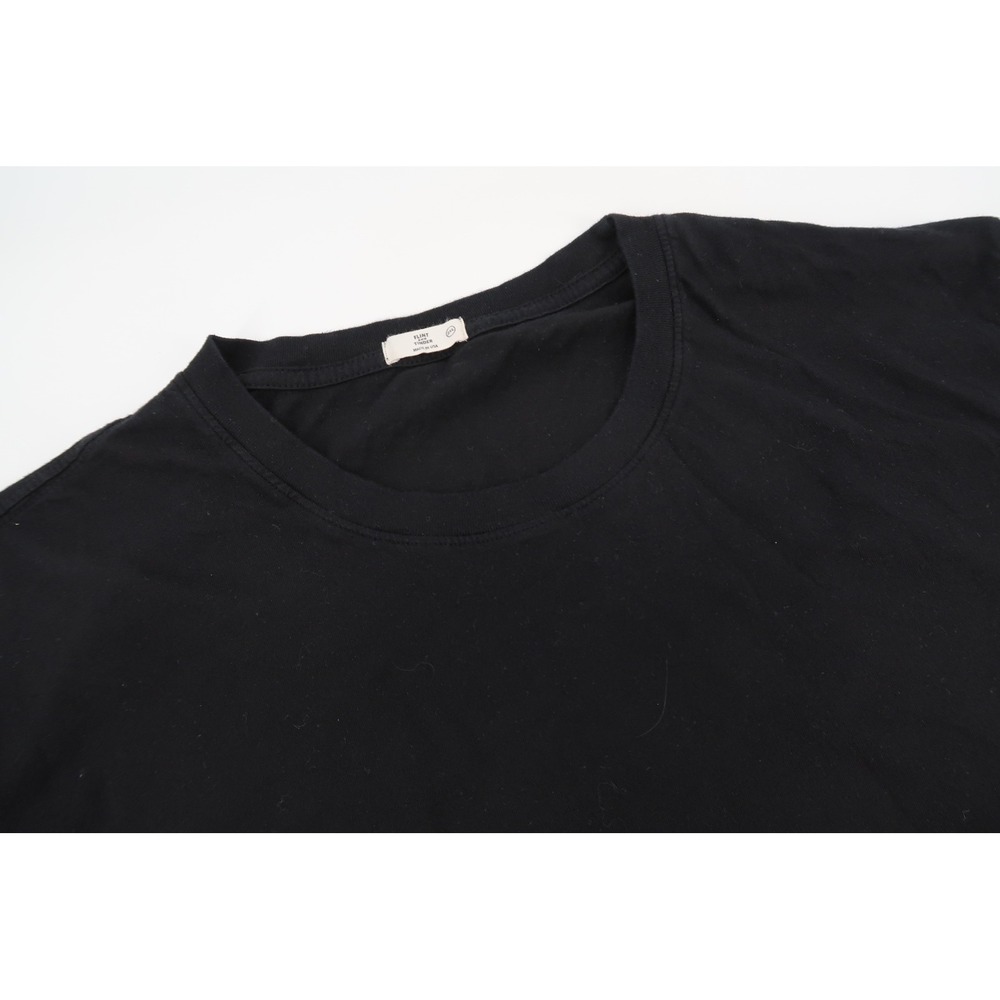 Flint and Tinder T-Shirt Mens XXL Black Vintage Soft Wash Crew Neck Made in USA